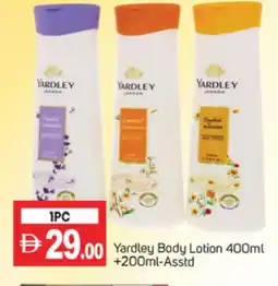 Talal Market YARDLEY Body Lotion & Cream offer
