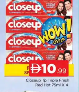 Al Madina CLOSE UP Toothpaste offer