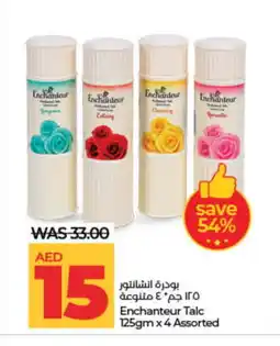 Lulu Hypermarket Enchanteur Talcum Powder offer