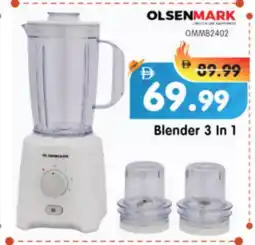 Al Madina Hypermarket OLSENMARK Mixer / Grinder offer