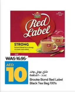 Lulu Hypermarket RED LABEL Tea Bags offer