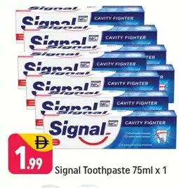 Shaklan SIGNAL Toothpaste offer