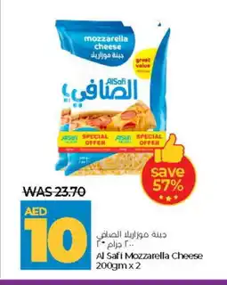 Lulu Hypermarket AL SAFI Mozzarella offer
