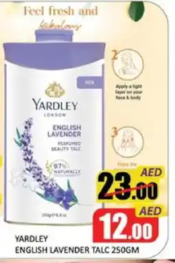 Mango Hypermarket LLC YARDLEY Talcum Powder offer
