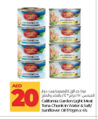 Lulu Hypermarket CALIFORNIA GARDEN Tuna - Canned offer
