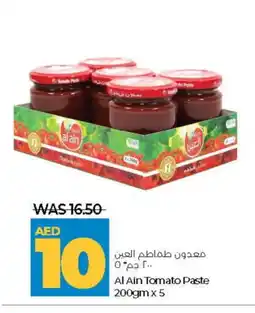 Lulu Hypermarket AL AIN Tomato Paste offer