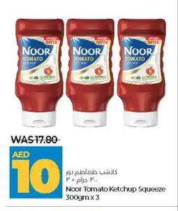 Lulu Hypermarket NOOR Tomato Ketchup offer