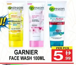 GARNIER Face Wash