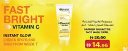 RAK Coop Garnier skinactive face wash offer