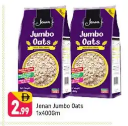 Shaklan JENAN Oats offer