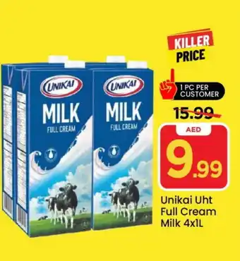 Mark & Save UNIKAI Long Life / UHT Milk offer