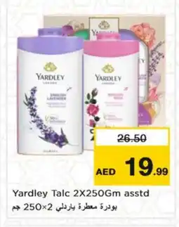 Nesto YARDLEY Talcum Powder offer
