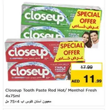 Nesto CLOSE UP Toothpaste offer