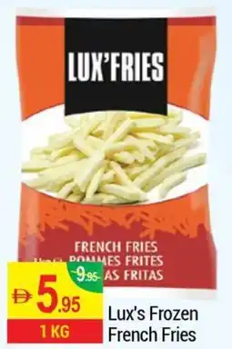 New W Mart Lux's Frozen French Fries offer