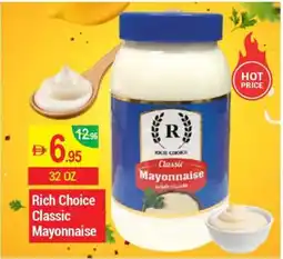 New W Mart Mayonnaise Rich Choice Classic offer