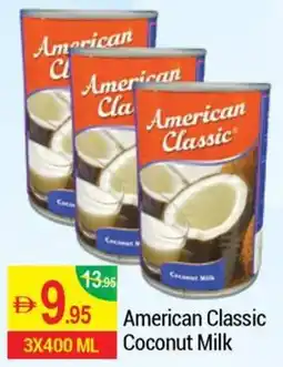 New W Mart American Classic Coconut Milk offer