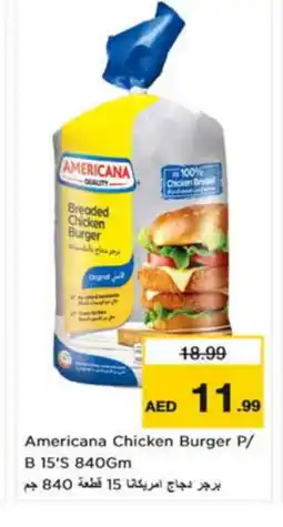 Nesto AMERICANA Chicken Burger offer