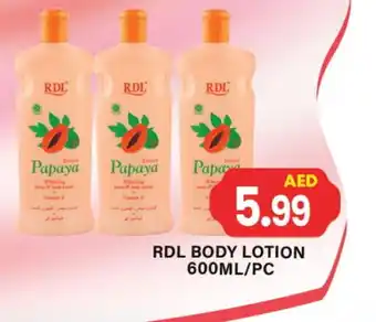 Zain Hypermarket RDL Body Lotion & Cream offer
