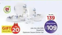 Nesto Royalford Opalware Square Dinner Set offer