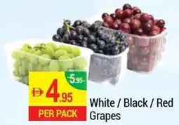 New W Mart White / Black / Red Grapes offer