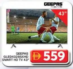Grand Hyper Market GEEPAS Smart TV offer