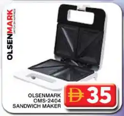 Grand Hyper Market OLSENMARK Sandwich Maker offer