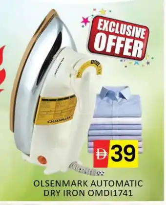 Mango Hypermarket LLC OLSENMARK Ironbox offer