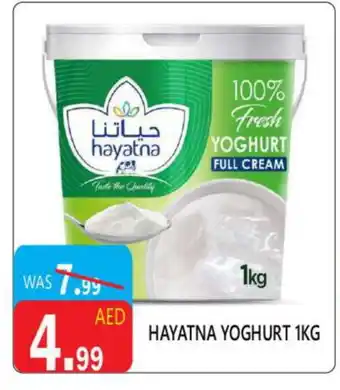 United Hypermarket HAYATNA Yoghurt offer