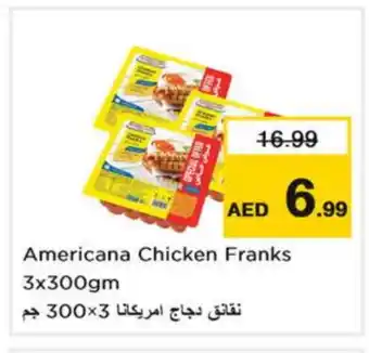 Nesto AMERICANA Chicken Franks offer