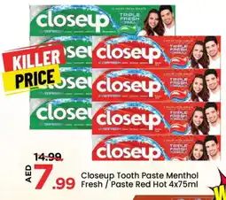 Mark & Save CLOSE UP Toothpaste offer