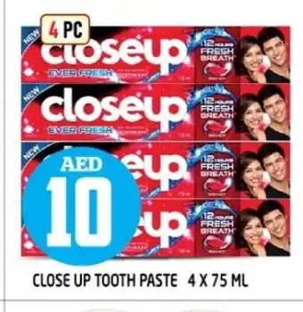 Baniyas Spike Hypermarket CLOSE UP Toothpaste offer