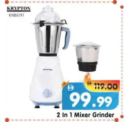 Al Madina Hypermarket KRYPTON Mixer / Grinder offer