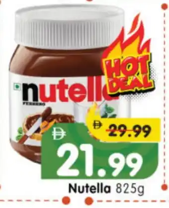 Al Madina Hypermarket NUTELLA Chocolate Spread offer