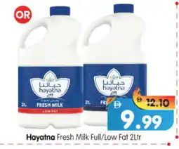 Al Madina Hypermarket HAYATNA Fresh Milk offer