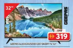 Grand Hyper Market GEEPAS Smart TV offer