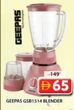 Grand Hyper Market GEEPAS Mixer / Grinder offer