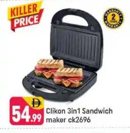 Shaklan CLIKON Sandwich Maker offer