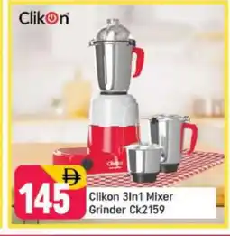 Shaklan CLIKON Mixer / Grinder offer