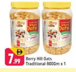 Shaklan BERRY HILLS Oats offer