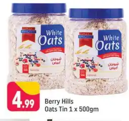 Shaklan BERRY HILLS Oats offer