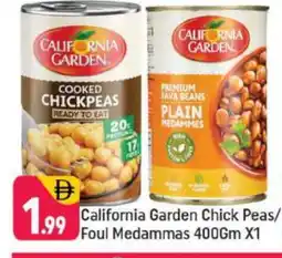 Shaklan CALIFORNIA GARDEN Chick Peas offer