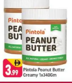 Shaklan PINTOLA Peanut Butter offer