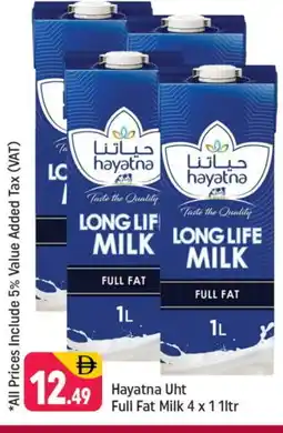 Shaklan HAYATNA Long Life / UHT Milk offer