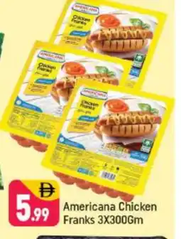 Shaklan AMERICANA Chicken Franks offer