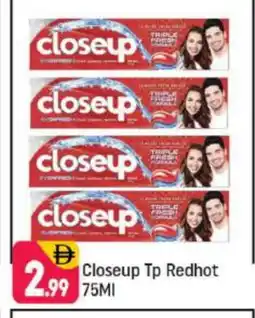 Shaklan CLOSE UP Toothpaste offer