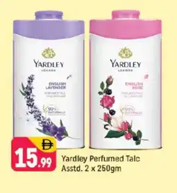 Shaklan YARDLEY Talcum Powder offer