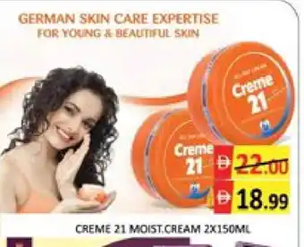 Mango Hypermarket LLC CREME 21 Face cream offer