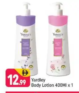 Shaklan YARDLEY Body Lotion & Cream offer
