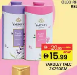 Mango Hypermarket LLC YARDLEY Talcum Powder offer