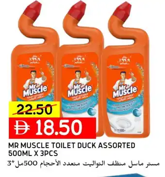 Select Market MR. MUSCLE Toilet / Drain Cleaner offer